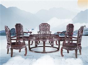 松鶴延年圓茶臺(tái)